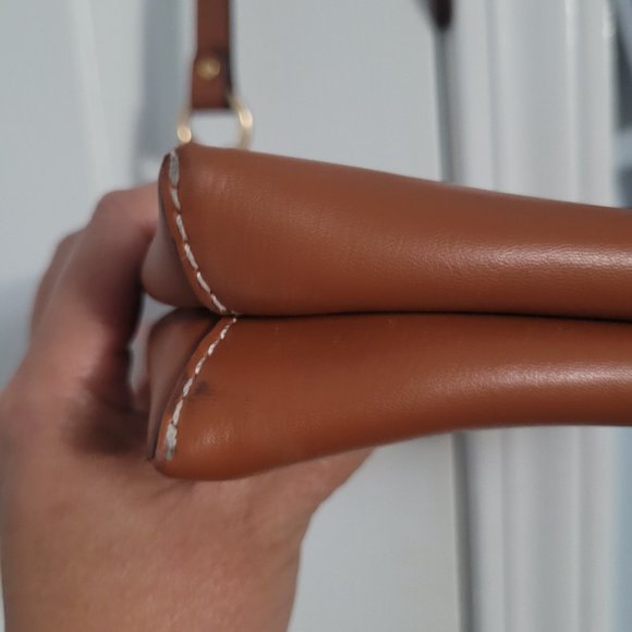 Tory Burch Aged Camello Leather Miller Crossbody - Picture 6 of 7